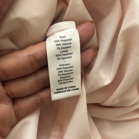 Cinq a Sept | Jeanette Asymmetrical Dress- Pinkish Peach | Sz2 - Picture 10 of 10